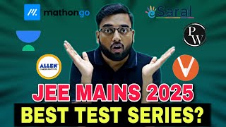 BEST TEST SERIES FOR JEE MAINS 2025  ALLEN AKASH RESONANCE PW FIITJEE OR ESARAL  JEET SHASHI [upl. by Bosch251]