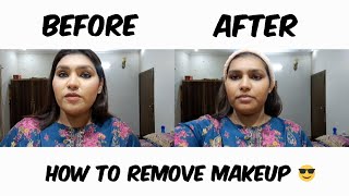 How to remove makeup🤷  which product I use 😉  Behan Ka face Dekh Kar hansi nhi Roki😂😂  VLOG 16 [upl. by Jerrine222]