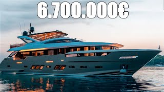 Visite dun yacht à 6 700 000€  BGB Yacht Dreamline 28M [upl. by Okihcas]