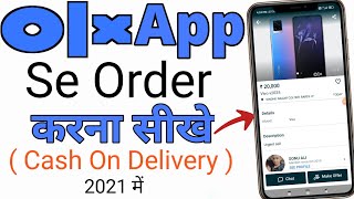 How To Order On Olx App  Olx Se Order Kaise Kare  2023  Cash On Delivery  2023  Techno Faizan [upl. by Ennahtebazile]