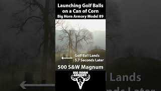 Launching Golf Balls with the Big Horn Armory Model 89 [upl. by Manthei340]