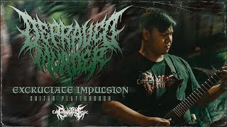 DEPRAVED MURDER  Excruciate Impulsion  Guitar Playthrough  BRUTAL MIND [upl. by Hildegaard]