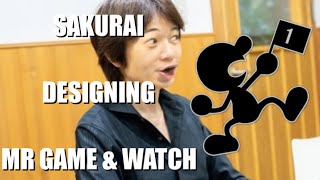 Sakurai when designing Mr Game amp Watch in Ultimate Inspired by UR2SLOW [upl. by Mitran]