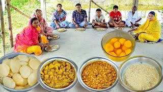 অষ্টমী স্পেশাল রান্না আর খাওয়া ছানার লুচিআলু ফুলকপি চানামশলা পায়েসমিষ্টি [upl. by Saber621]