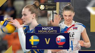 SWEDEN vs SLOVAKIA  Match Highlights [upl. by Morra]