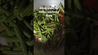 adobong sitawfoodulamfortoday cooking cookingfood thanksforwatching [upl. by Tumer693]