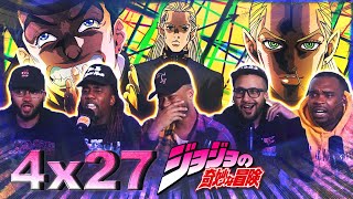 quotIm an Alienquot JJBA Part 4 Ep 27 REACTION [upl. by Rella]