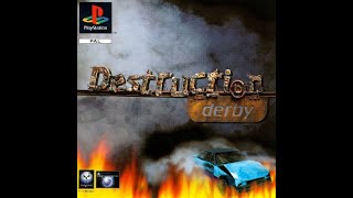 DESTRUCTION DERBY PS1  Gameplay 108050 [upl. by Assilat]