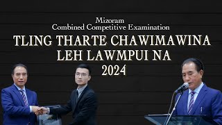 COMBINED COMPETITIVE EXAMINATION 2024 TLING THARTE CHAWIMAWINA LEH LAWMPUINA [upl. by Amaral]