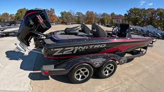 2024 Nitro Z21 XL Pro bass boat stock N1699 [upl. by Nason275]