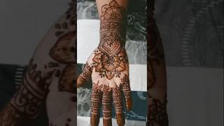 Latest full hand mehndi design ❤️ mehndi bridalmehndidesign henna fronthandmehndi [upl. by Frederigo869]