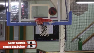 Team Solent Kestrels vs Cardiff Met Archers Div 2 Womens Basketball [upl. by Erv]