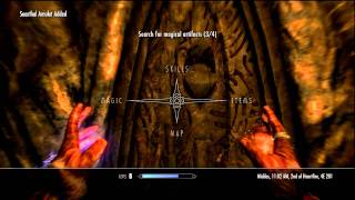 Skyrim Gameplay Under Saarthal Quest How to escape the Amulet Puzzle Trap [upl. by Jennings]