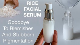 Homemade Rice Facial Serum With Niacinamide amp Tranexamic Acid Skin White For A Lighter Complexion [upl. by Aidnac825]