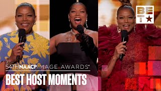 Queen Latifahs Best Moments As Host Of The 54th NAACP Image Awards  NAACP Image Awards 23 [upl. by Anecuza388]