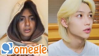 Stray Kids Felix giving advice in english on omegle [upl. by Lallage]