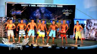 Miss y Mister Región Puno 2015  Mens Physique [upl. by Arsuy752]