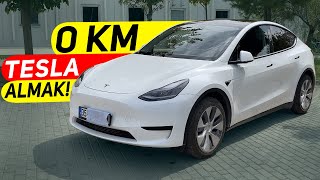 0 KM TESLA MODEL Y STANDART RANGE ALMAK [upl. by Leahcym57]