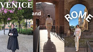 ITALY TRAVEL VLOG ✈️🏛️ exploring Venice amp Rome [upl. by Alenairam180]