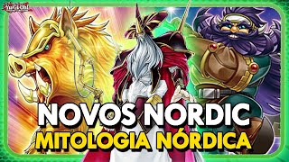 MITOLOGIA NÓRDICA EM YUGIOH E OS NOVOS NORDIC  AESIR DE BATTLE OF CHAOS [upl. by Kazimir]