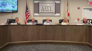 Carrabelle City Commission  July 11 2024 [upl. by Adlig]