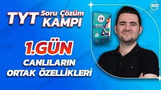 🔬Canlıların Ortak Özellikleri Soru Çözümü  21 Günde TYT Biyoloji Kampı1 9 Sınıf Biyoloji Kampı1 [upl. by Alys]