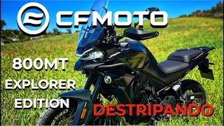 DESTRIPANDO la CFMoto 800MT Explorer Edition 2024 [upl. by Alrahc]