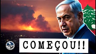 🔴GUERRA NO LIBANO ISRAEL INICIA OFENSIVA TERRESTRE CONTRA HEZB0LLAH  NETANYAHU MANDA RECADO A ALI [upl. by Idaline]