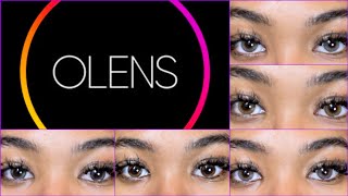 OLENS French Shine amp Double Tint Collection Review on Dark Eyes [upl. by Fortunio]