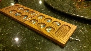 Building a Mancala Game Board Out of Wood [upl. by Torey]