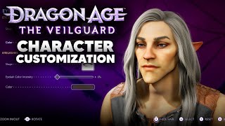 DRAGON AGE THE VEILGUARD  Character Customization [upl. by Willow]