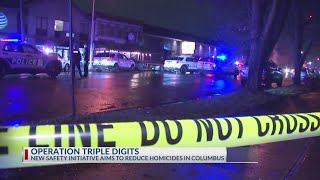 New initiative working to get Columbus under triple digits in homicides [upl. by Bohner781]