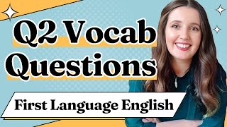 IGCSE First Language English 🌟Short Vocabulary Questions Q2ac [upl. by Kidd]