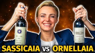 SASSICAIA vs ORNELLAIA Are These 300 SUPER TUSCAN Wines Really Worth the Hype [upl. by Karena]