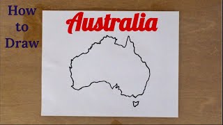 How to Draw Australia [upl. by Surovy]