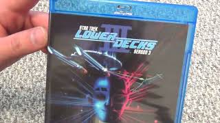 Star Trek Lower Decks Season 3 BluRay Unboxing [upl. by Adnalram]