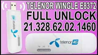 Telenor e8372 608 Unlock  Huawei e8372h unlock  Telenor Wingle Unlock 21328621460 UrduHindi [upl. by Rushing565]