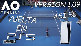 La Leyenda de AO Tennis 2 Vuelve en PS5 Hay Mejoras  marratxiboy [upl. by Blackmun]