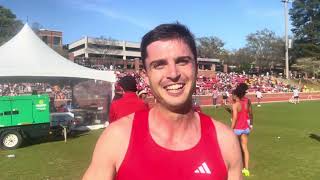 Atlanta Track Clubs Luciano Fiore After Setting New Meet Record of 146 800 at Raleigh Relays [upl. by Akimahc]