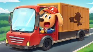 Courier Labrador  Educational Cartoons  Police Cartoon  Kids Cartoon  Sheriff Labrador  BabyBus [upl. by Edana186]