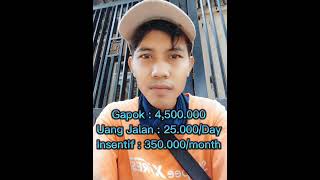 Gaji Shopee Xpress Tahun 2023 ceritakurir kurirpaket shopeeexpress fyp viral [upl. by Trefler]