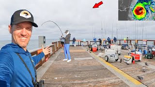 Fishing the Gulf Pier After a Devastating Hurricane [upl. by Lakym]