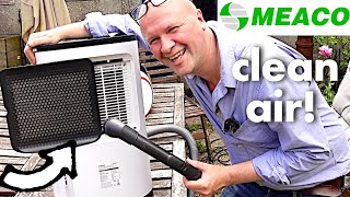 How to clean a Meaco dehumidifier filter [upl. by Avonasac]