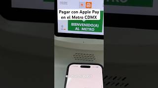 Pagar con Apple Pay en el metro￼ cdmx apple applepay applewatch finanzas dinero [upl. by Neleh]