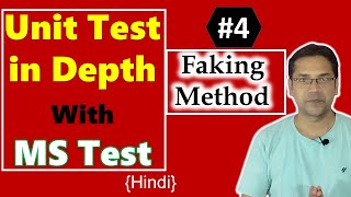 4 MSTest Fakes  Create and use microsoft fakes for mstest  Arrange in AAA methodology  Hindi [upl. by Ylle]