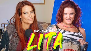 Lita Counts Down Top 5 Moments of Her Career Ahead of WWE Elimination Chamber 2022 [upl. by Pruter]