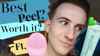 Deep exfoliation ft FOREO Luna 3  Omorovicza Copper Peel Chatty How To  Results [upl. by Flann764]