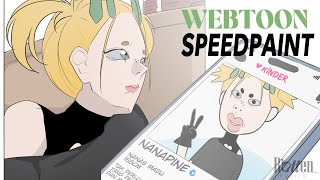 Full Drawing Process of My COMEDY Webtoon  Rotten Fruits  Paint Tool SAI SPEEDPAINT [upl. by Body644]