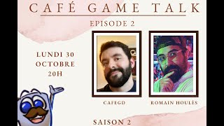 Café Game Talk 7  Les monstres dans le jeu vidéo et le cinéma avec Romain Houlès [upl. by Lenette823]