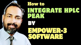 hplc peak integration  empower 3 software in waters HPLC  peak processing [upl. by Kcirneh]